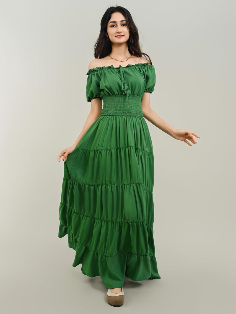 Zhitunemi Renaissance Costume Women Dress: Halloween Costumes Woman 2025 Renaissance Dresses - Halloween Party Theme Events Green M - Image 2